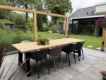 Comfortabele stapelbare kuipstoel Zwart Ava