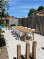 Droomtuin wit en hout