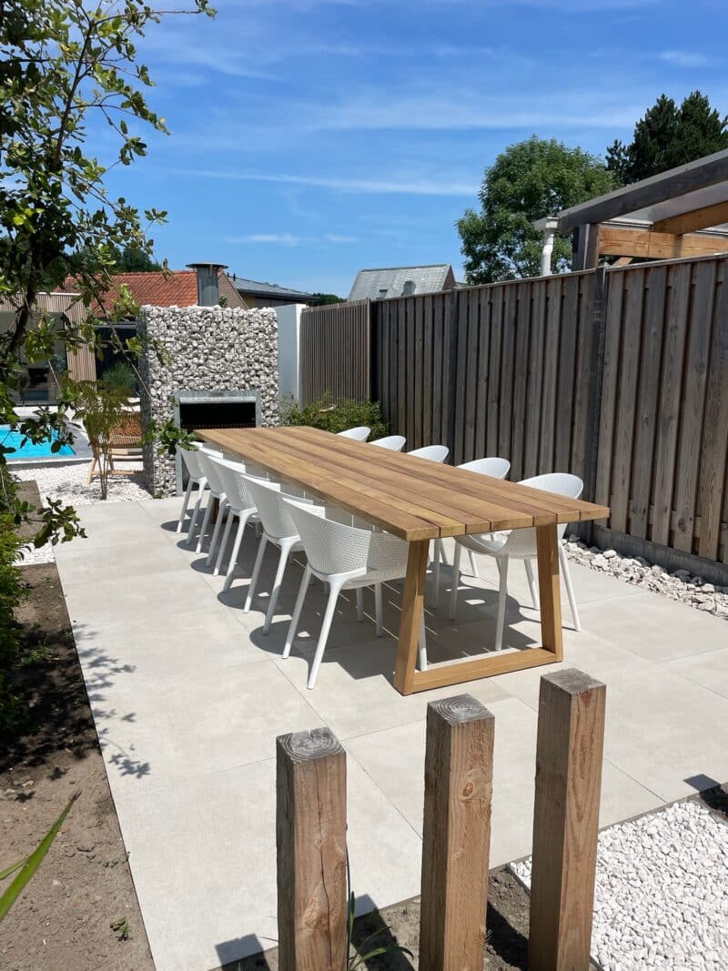 Droomtuin wit en hout