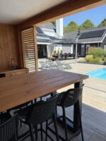 Bartafel U poten met barkruk Senna
