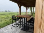 Bartafel Mido | Barset | Buitentafel | Midden Poot Staal | Douglas