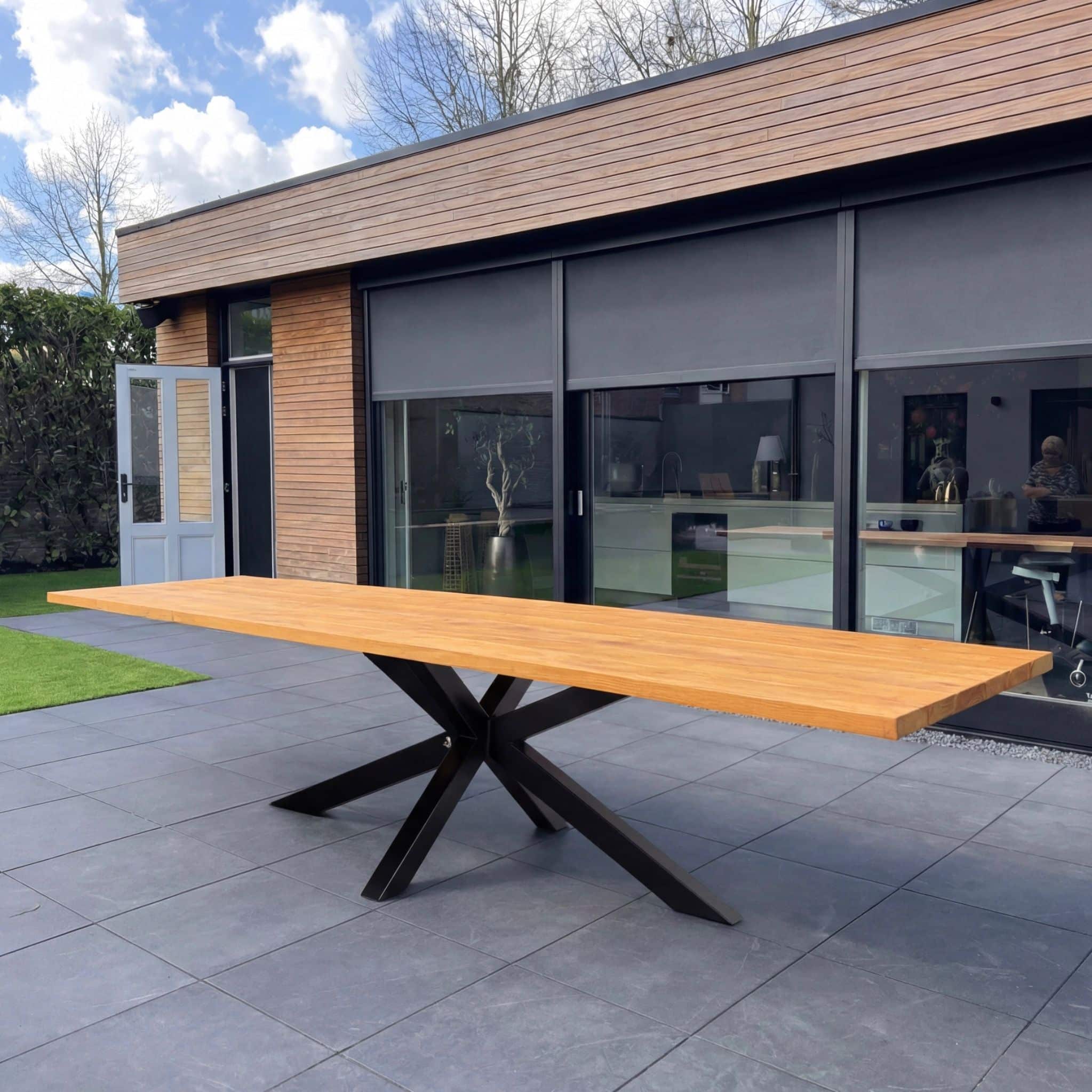 Tuintafel Max | Buitentafel | Matrix Poot Staal | Douglas Hout