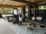 Overkapping inspiratie tuintafel U poten