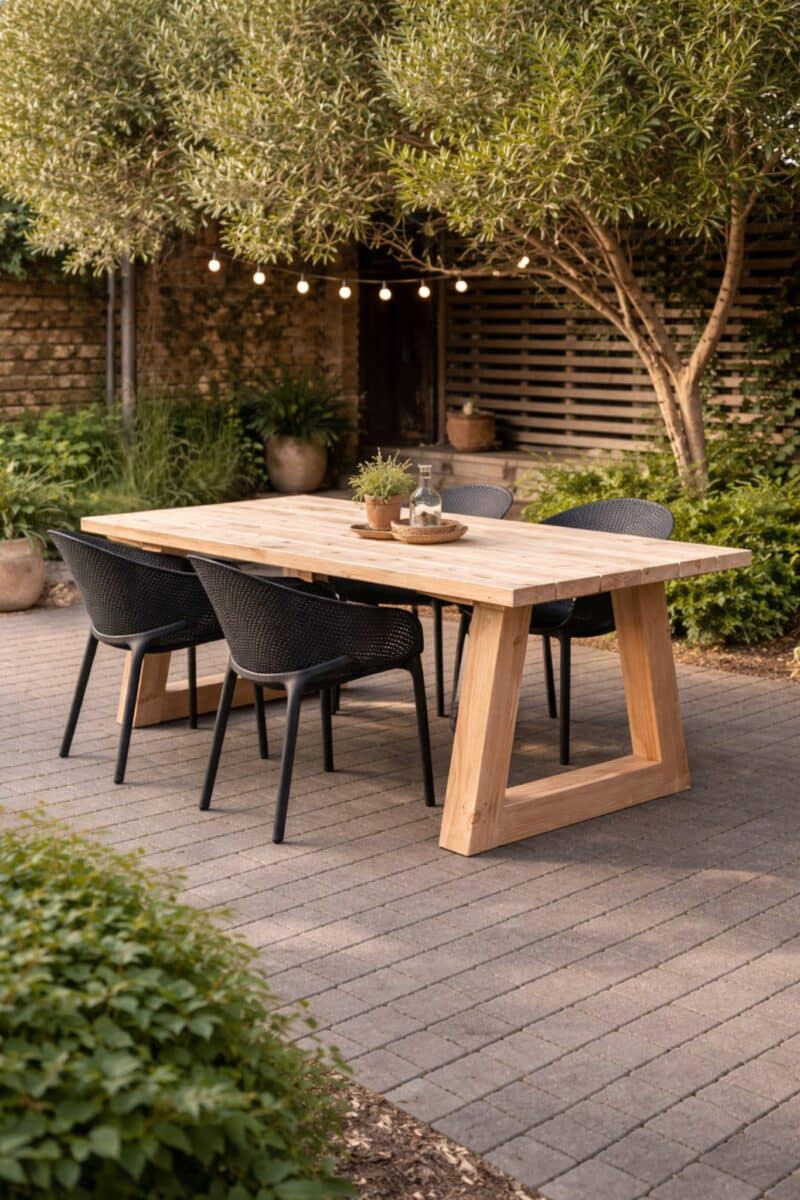 Tuintafel Terra | Buitentafel | Trapezium Hout | Douglas Hout