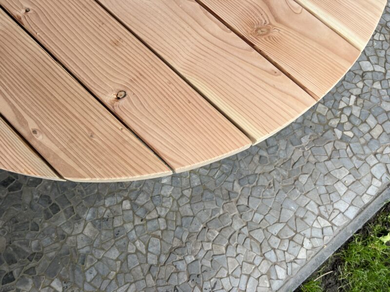 Tuintafel Rond | Stel zelf samen | Douglas hout
