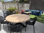 Tuintafel Rond | Stel zelf samen | Douglas hout