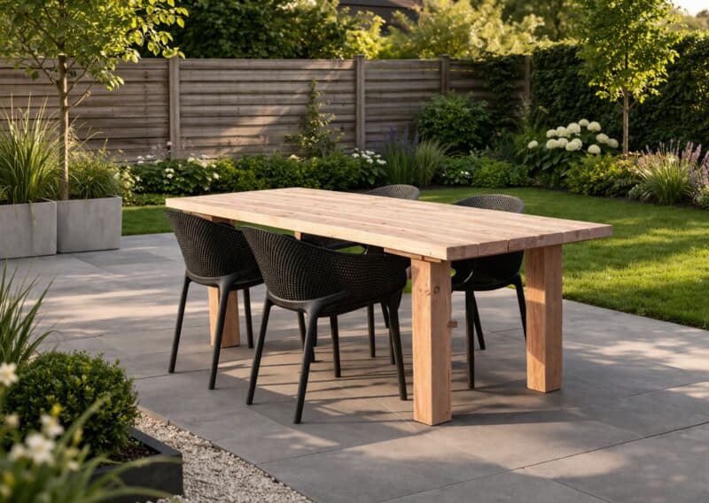 Tuinset 4 personen | 200cm | Douglas Hout | Houten poten