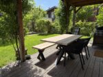Tuintafel Matrix 4 personen met bankje stel zelf samen