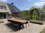 Tuintafel Stel Zelf Samen | Iroko hout | Stalen poten