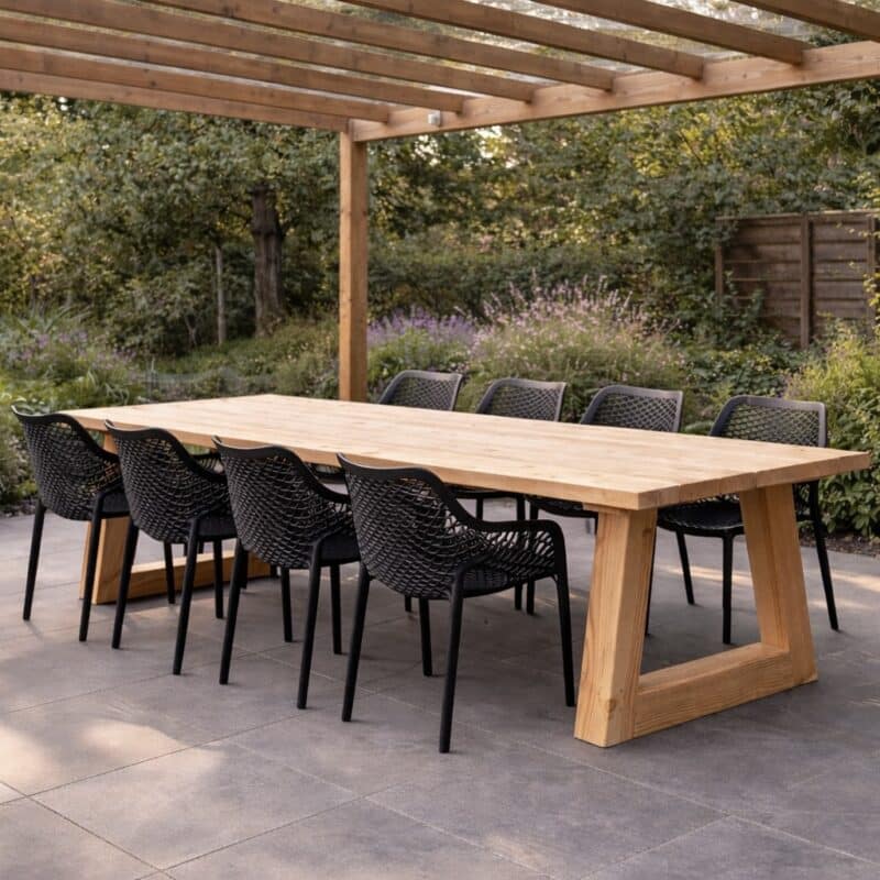 Tuintafel Stel Zelf Samen | Douglas | Houten poten