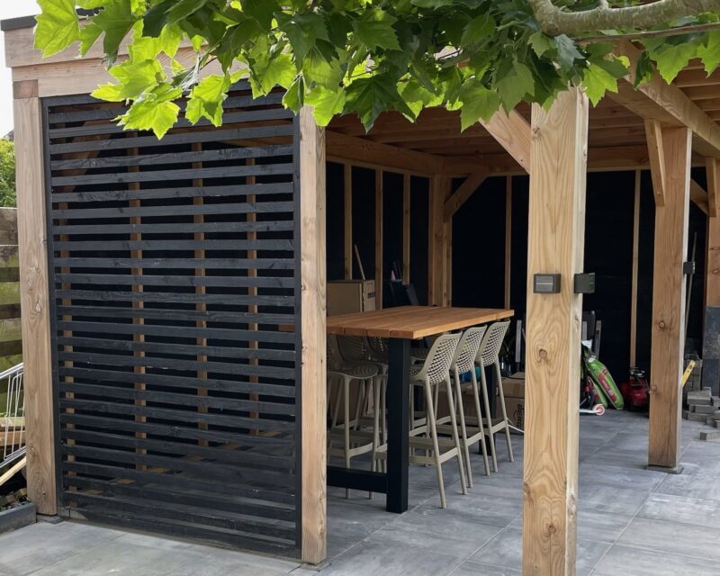 Bartafel Douglas Rond 6 personen Barkruk Senna Taupe