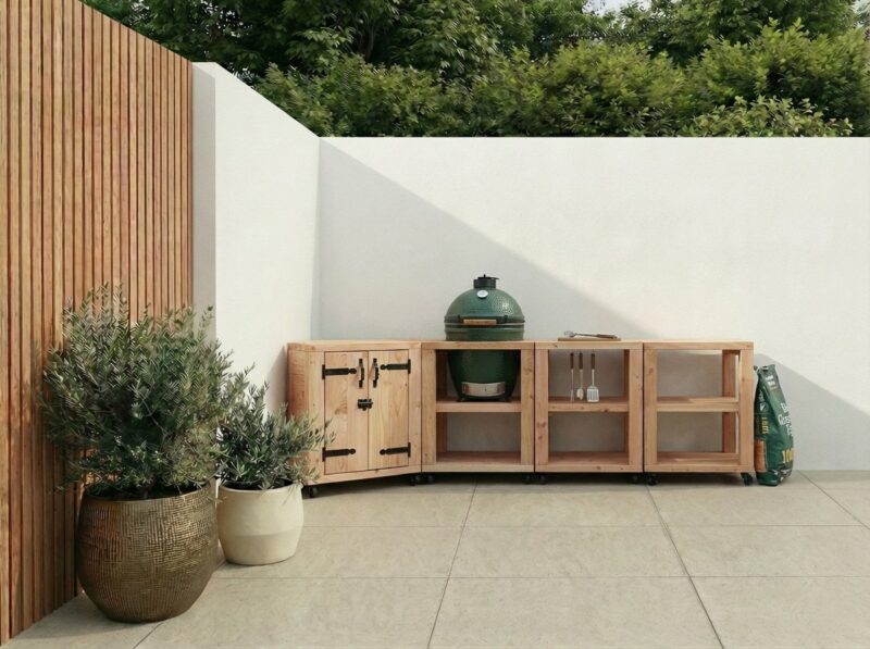 BBQ tafel buitenkeuken Douglas