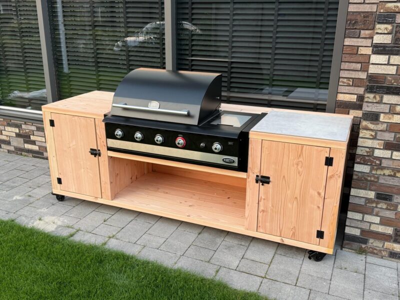 Tuininrichting Bbq-tafel-voor boretti bbq