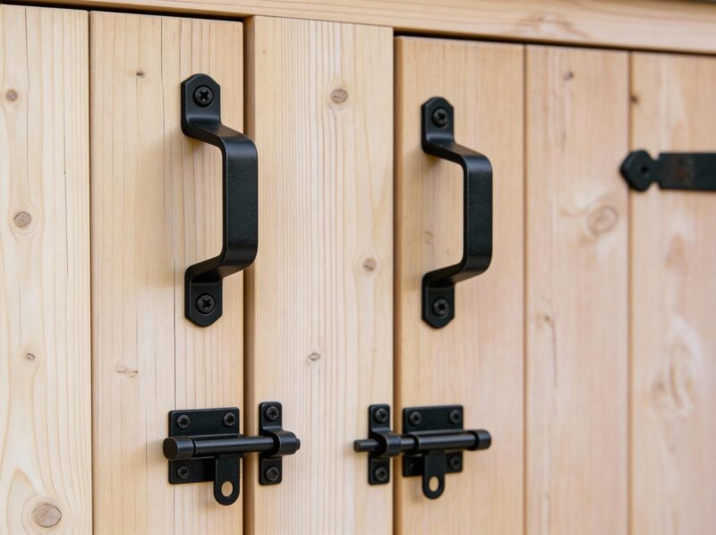 Hang en sluitwerk barbecue meubel douglas